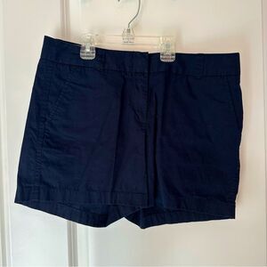 J. Crew Factory navy blue 5” chino shorts